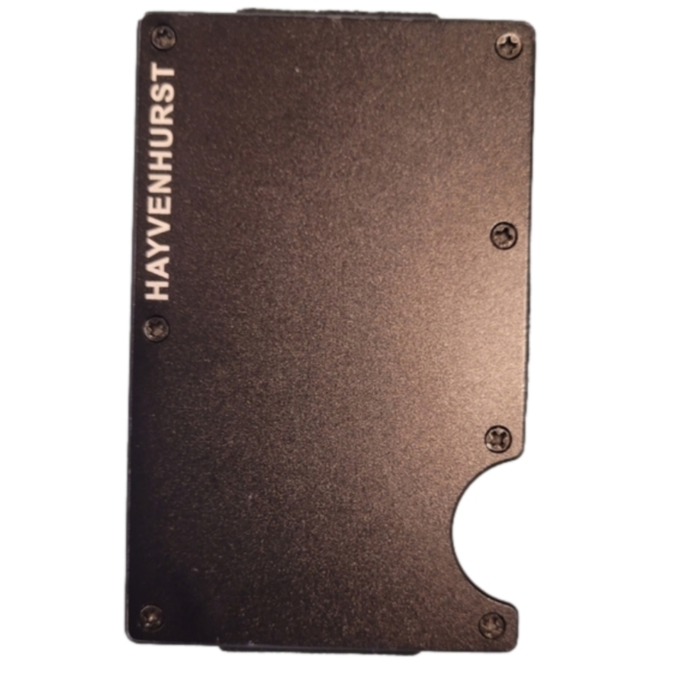 Hayvenhurst Slim Black Wallet for Men